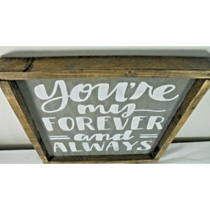 Wall Farmhouse Decor Handmade Rustic Wood Distressed Sign Plaque